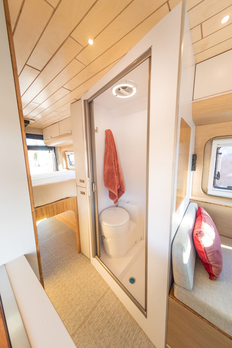 Noovo Lite -campervan for sale-full shower-toilet-3